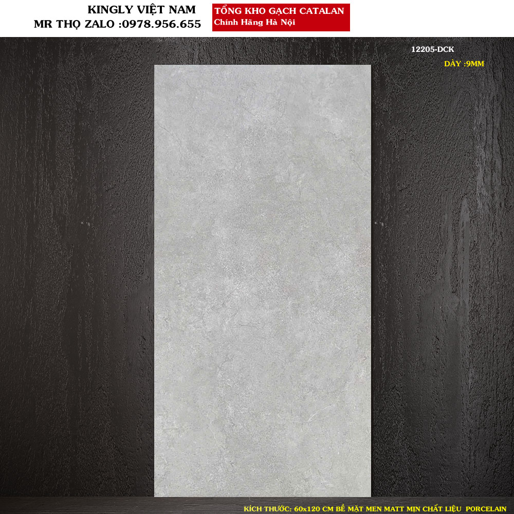 Gạch vân xi măng giả đá 60x120 cm Catalan 12205 Loại 1